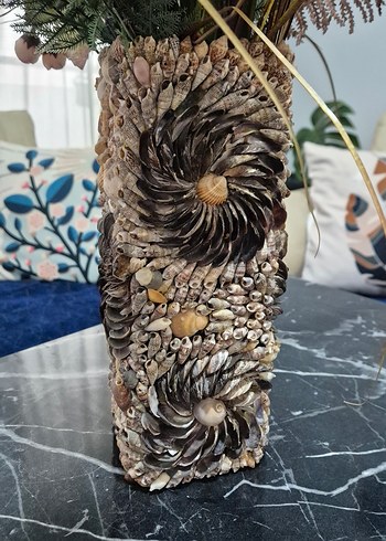 Deniz Kabuklu Dekoratif Vazo - Görsel 2