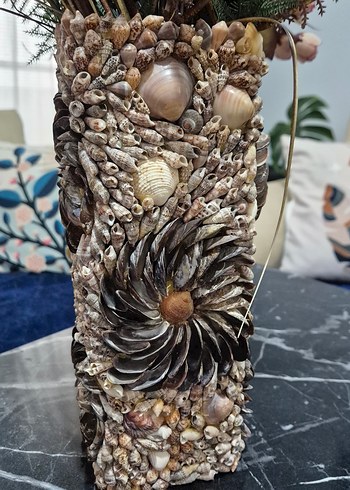 Deniz Kabuklu Dekoratif Vazo - Görsel 3