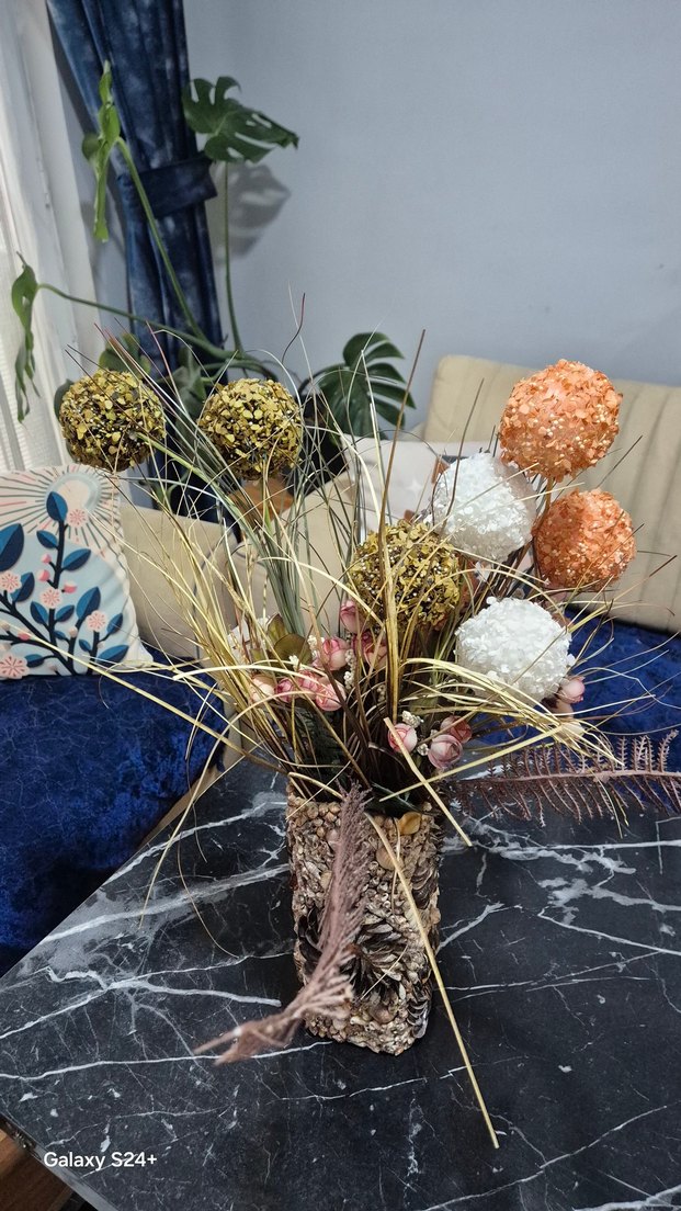 Deniz Kabuklu Dekoratif Vazo - Görsel 4