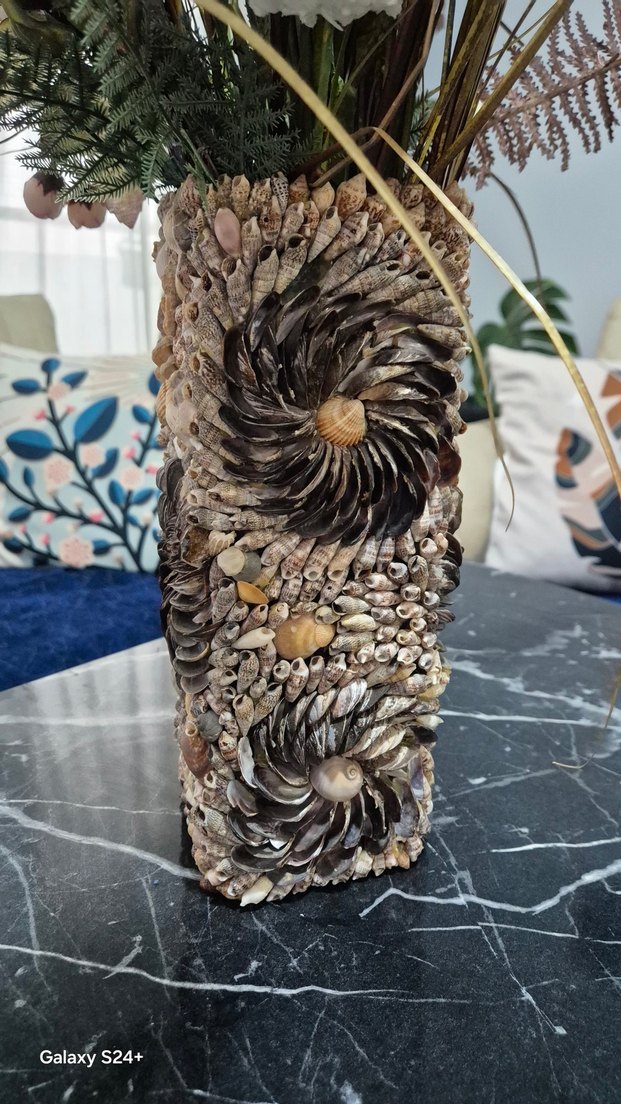 Deniz Kabuklu Dekoratif Vazo - Görsel 2