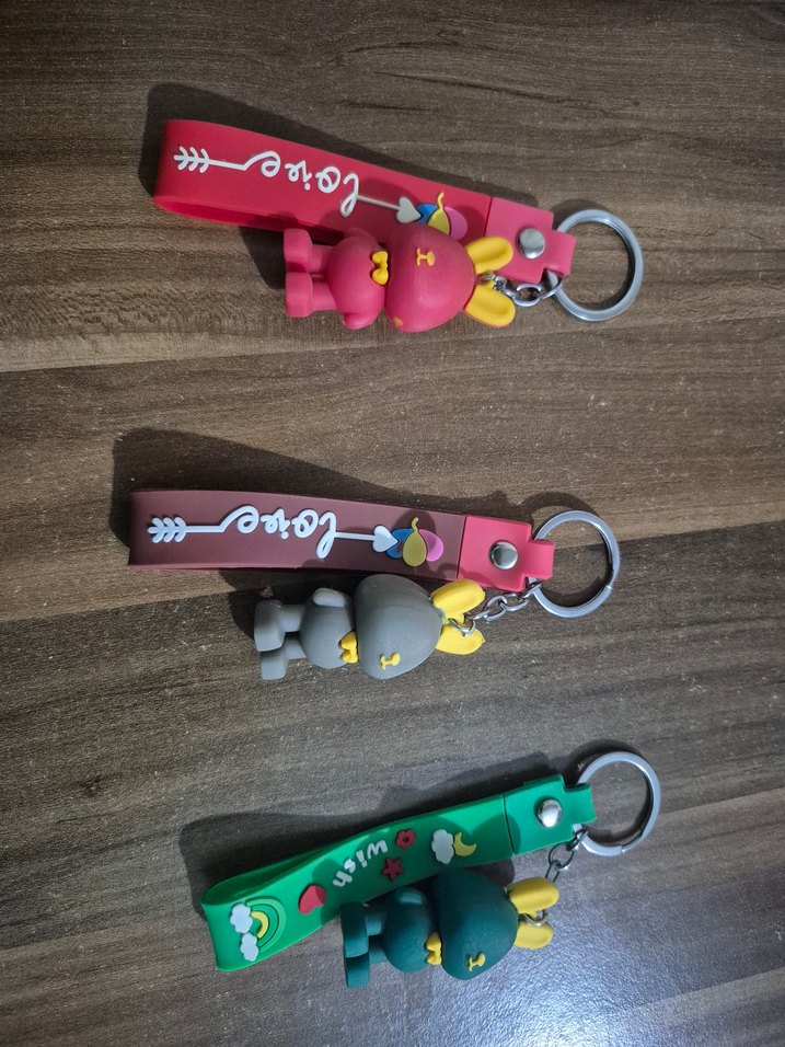 Renkli tavşan Anahtarlık - Görsel 2