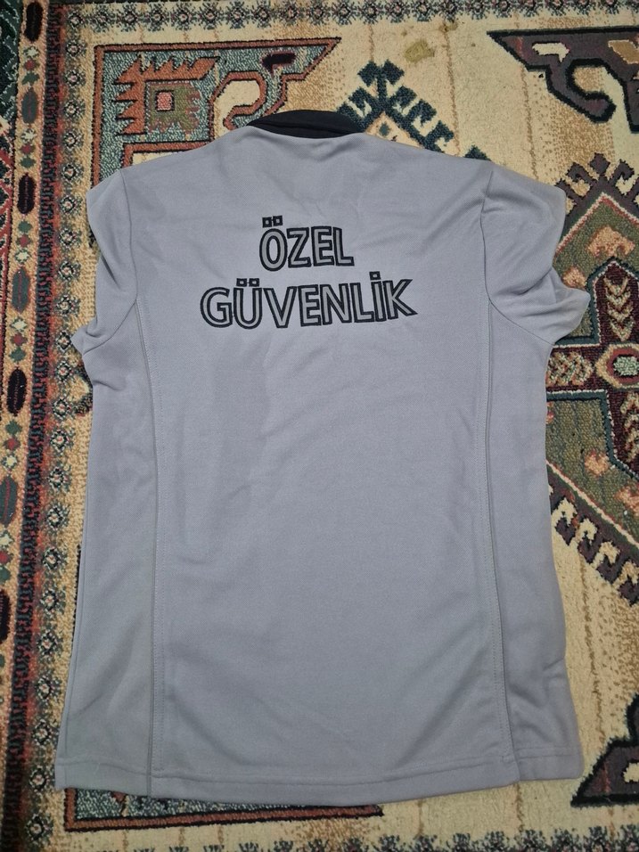 Gri  Uzun Kollu özel güvenlik sweati - Görsel 3