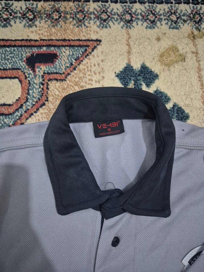 Gri  Uzun Kollu özel güvenlik sweati - Görsel 4