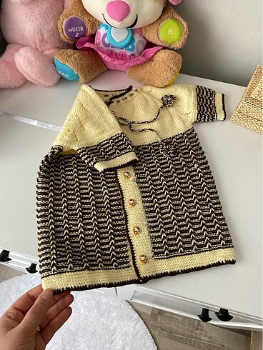 Diğer El örgüsü kız erkek bebek kullanabilir