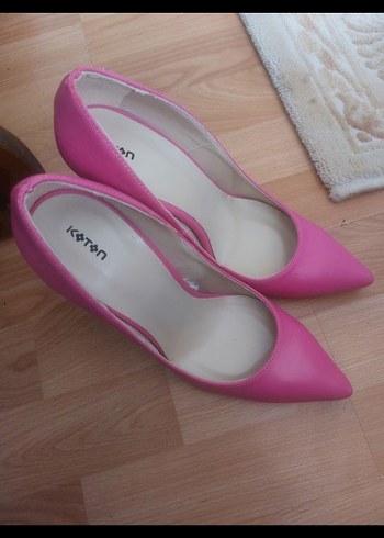 Pembe Stiletto Topuklu Kadın Ayakkabı - Görsel 3