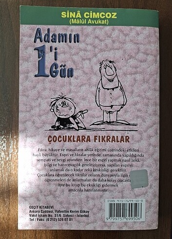  Beden Renk Adamın Biri Bir Gün (çocuklara fıkralar)