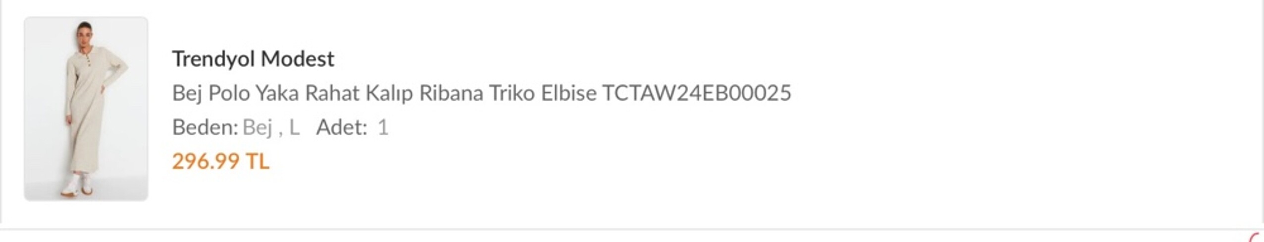 Trendyol & Milla Triko elbise