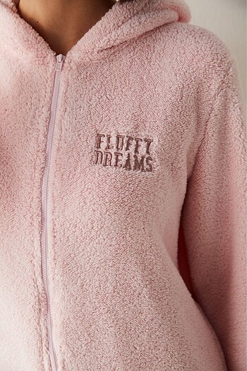 l Beden pembe Renk Açık Pembe Fluffy Dreams Tulum