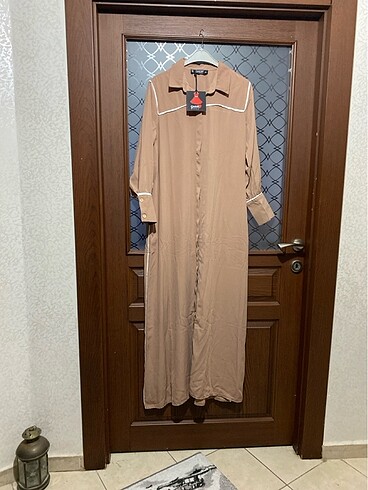 Diğer Yeni etiketli gizli düğmeli ferace