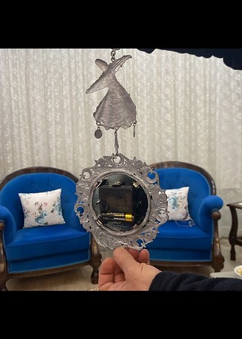 Gri Sarkaçlı Duvar Saati - Görsel 9