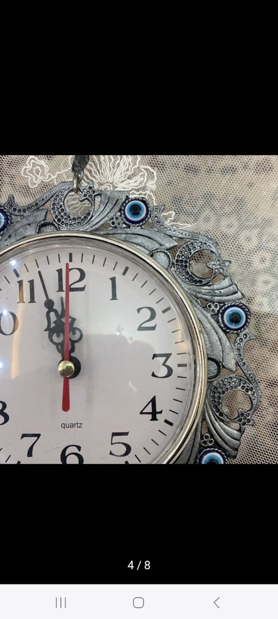 Gri Sarkaçlı Duvar Saati - Görsel 5