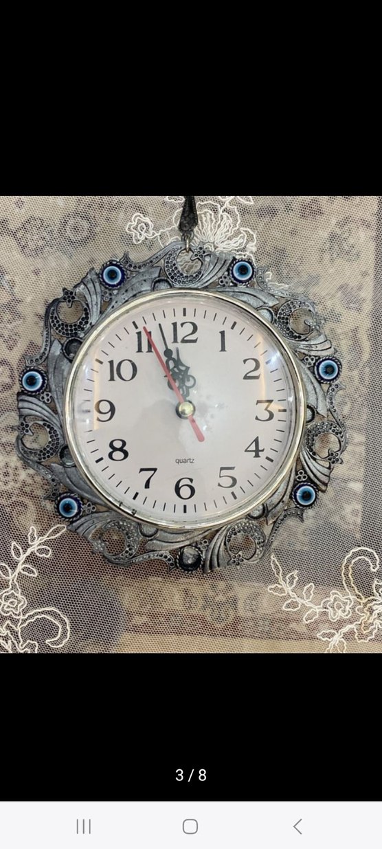 Gri Sarkaçlı Duvar Saati - Görsel 4