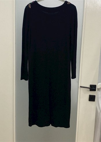 Nakışlı Uzun Kollu Bohem Triko Tunik - Görsel 6