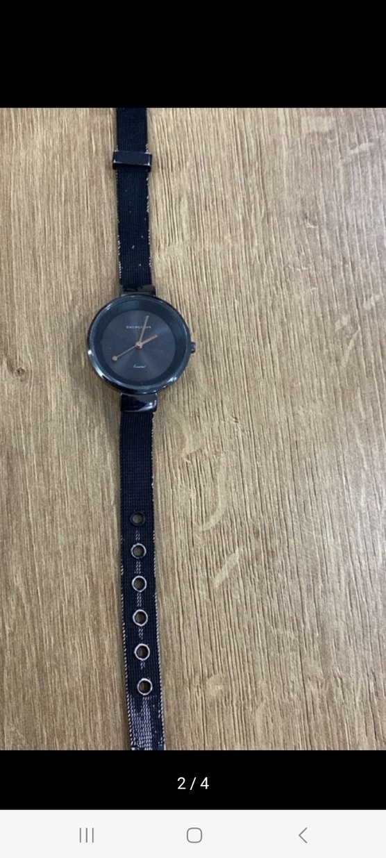 Siyah Minimalist Kadın Kol Saati - Görsel 2