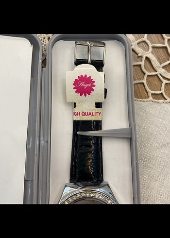 Pembe Kemerli Vintage Kadın Saati - Görsel 3