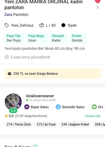 Yeni ZARA MARKA Bayan  likralı  pantolon - Görsel 12