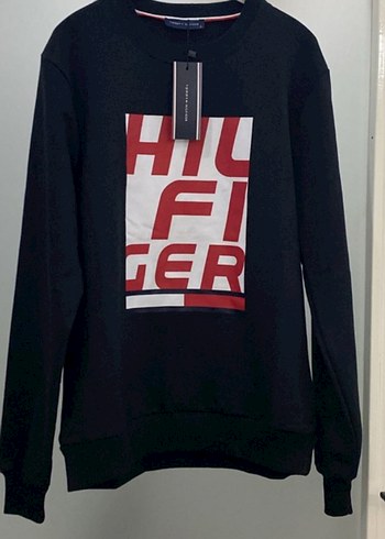 Siyah Baskılı Erkek Sweatshirt - Görsel 6