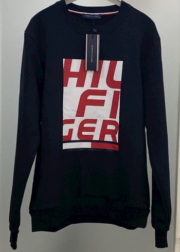 Siyah Baskılı Erkek Sweatshirt - Görsel 2