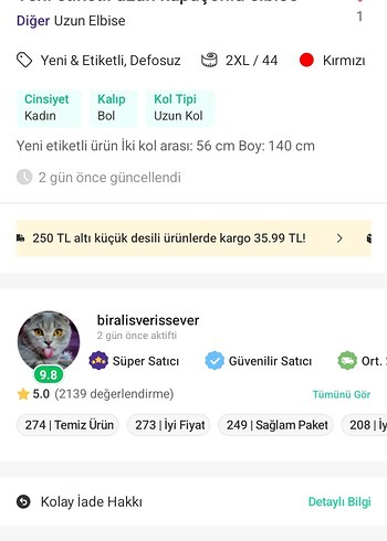 Düğmeli Kırmızı Desenli Uzun Kadın Elbise - Görsel 9