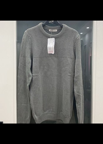 LC Waikiki Gri Kısa Triko Kadın Kazak