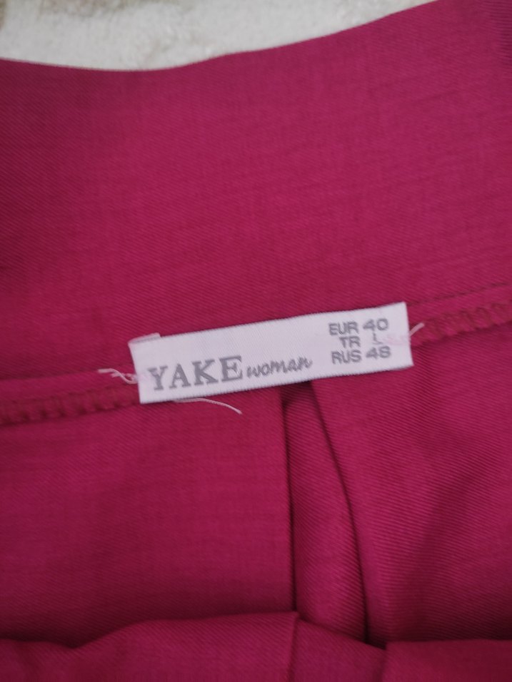 Pembe Pilili Midi Hamile Eteği - Görsel 2