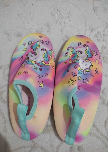 Renkli Tie-Dye Desenli Kız Deniz ayakkabısı