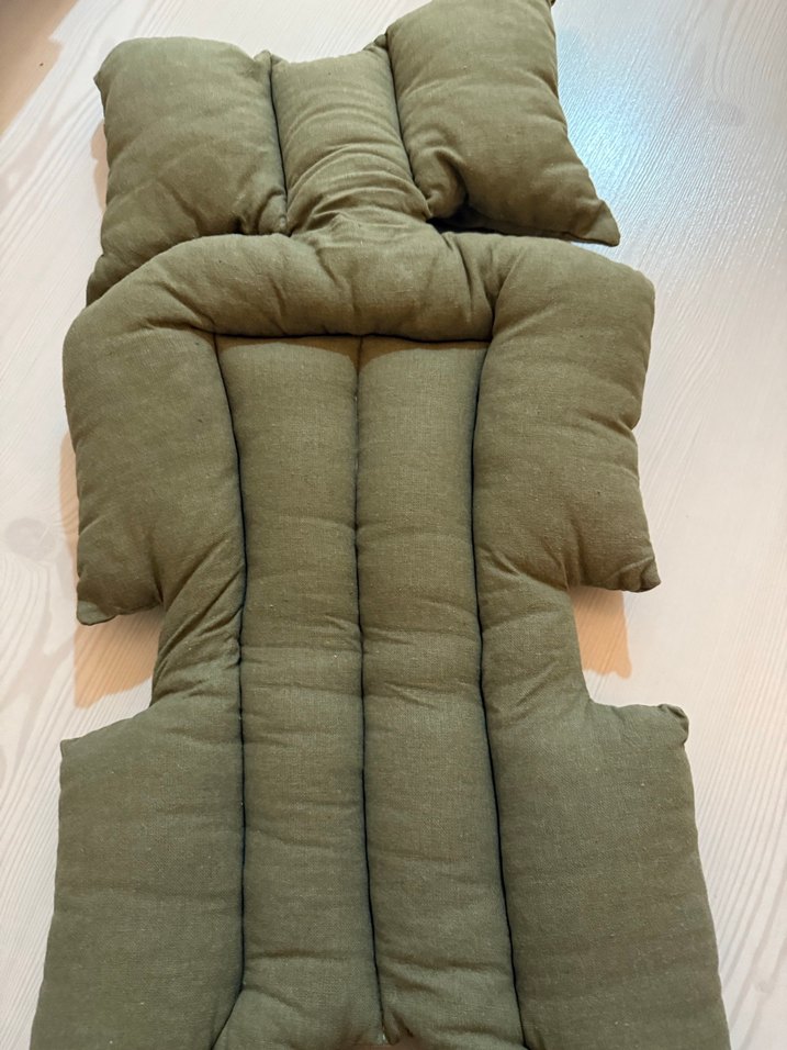 Keten Bebek arabası minderi - Görsel 3