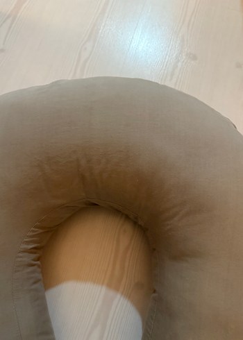 Bej Gri Emzirme ve Hamilelik Yastığı - Görsel 2