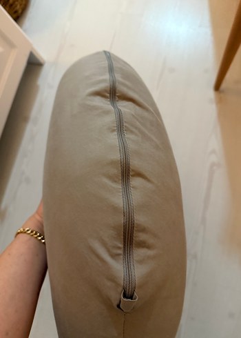 Bej Gri Emzirme ve Hamilelik Yastığı - Görsel 4