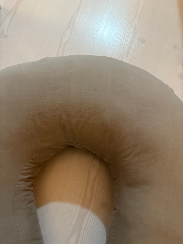 Bej Gri Emzirme ve Hamilelik Yastığı - Görsel 2