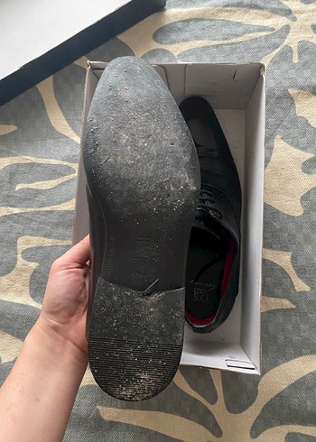 Klasik Siyah Tokalı Erkek Ayakkabı - Görsel 3