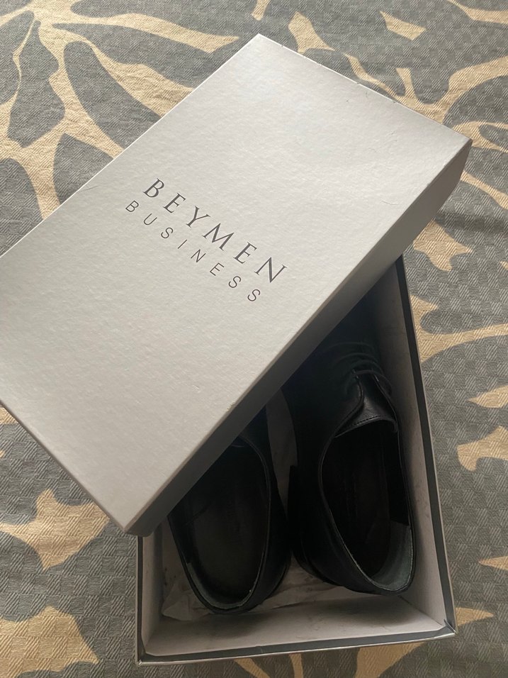 Klasik Siyah Tokalı Erkek Ayakkabı - Görsel 5