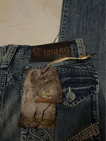 diğer Beden y2k flare jeans