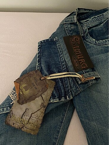etiketli vintage pantolon