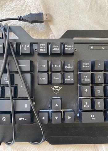 Trust 856 model Kablolu Siyah Gaming Klavye - Görsel 2