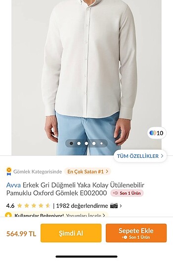 Avva Etiketli gömlek
