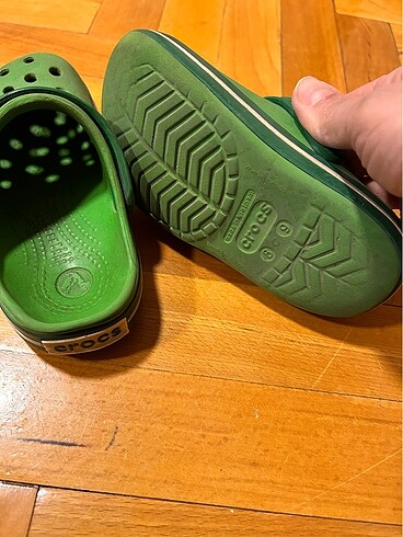 25 Beden yeşil Renk Crocs çocuk terlik