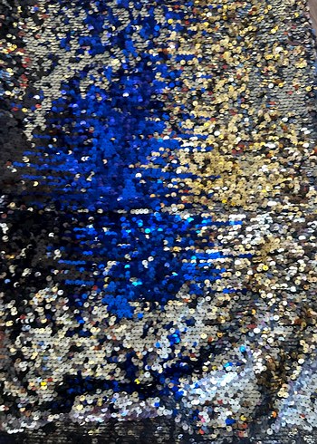 Parlak Çok Renkli Payetli Kadın Kalem Etek - Görsel 2