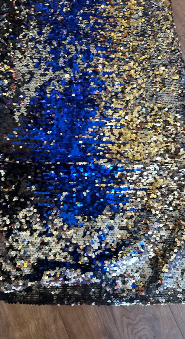 Parlak Çok Renkli Payetli Kadın Kalem Etek - Görsel 2