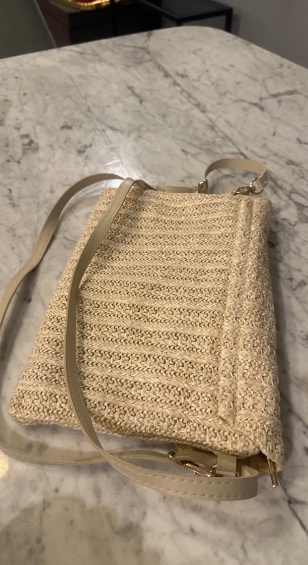 Bej Örgü Kadın Çanta - Görsel 2