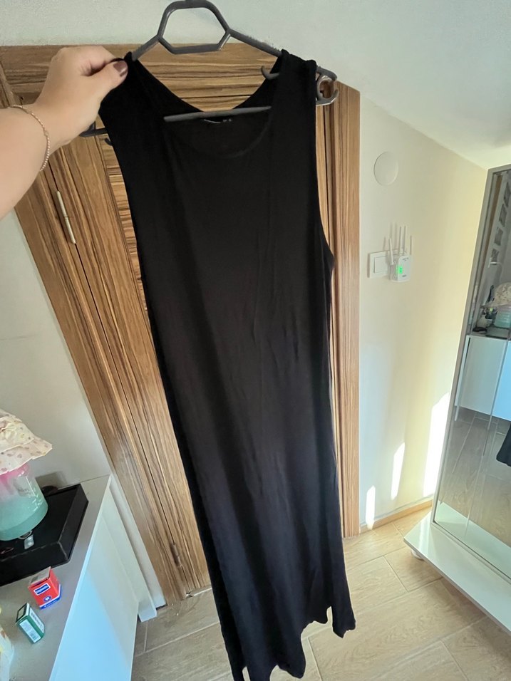 Siyah Salaş Elbise - Görsel 2