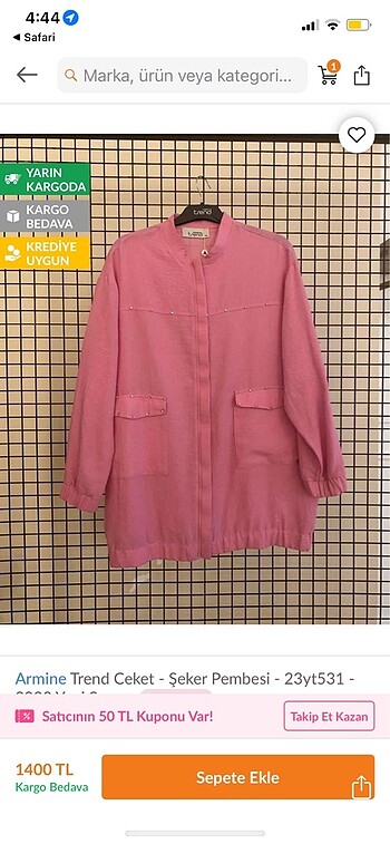 diğer Beden ARMİNETREND pembe tunik