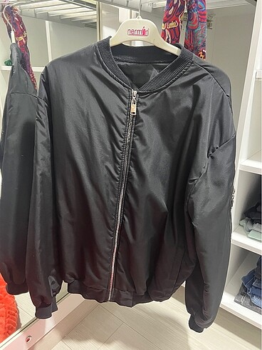Diğer Siyah bomber ceket