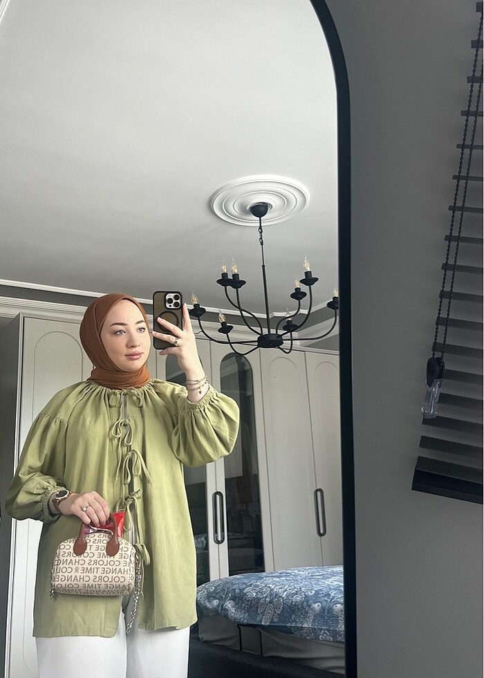 Bağlamalı tunik - Görsel 2