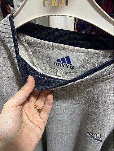 Adidas gri sweat - Görsel 3