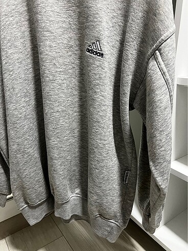 Adidas gri sweat - Görsel 2