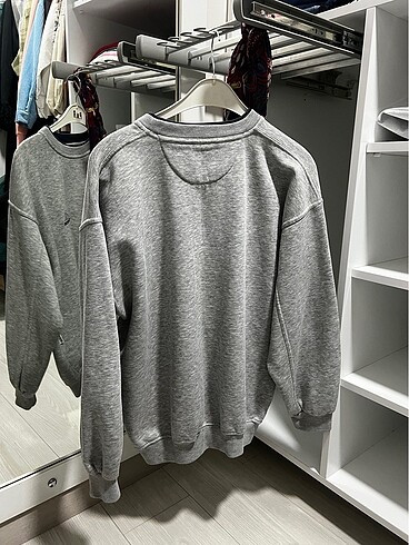 Adidas gri sweat - Görsel 4