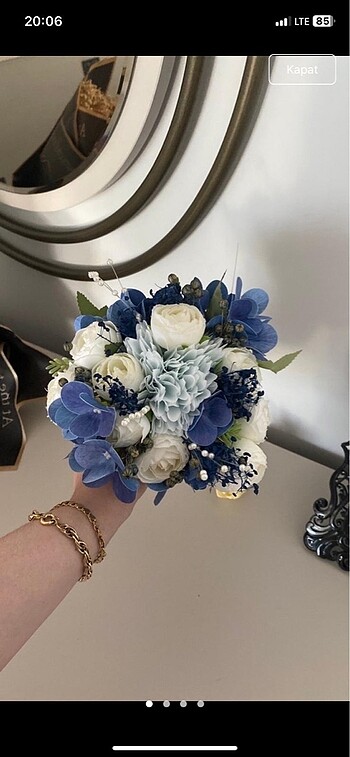 Lacivert nişan çiçeği - Görsel 2