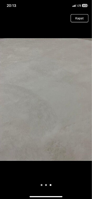 Beyaz peluş halı - Görsel 3