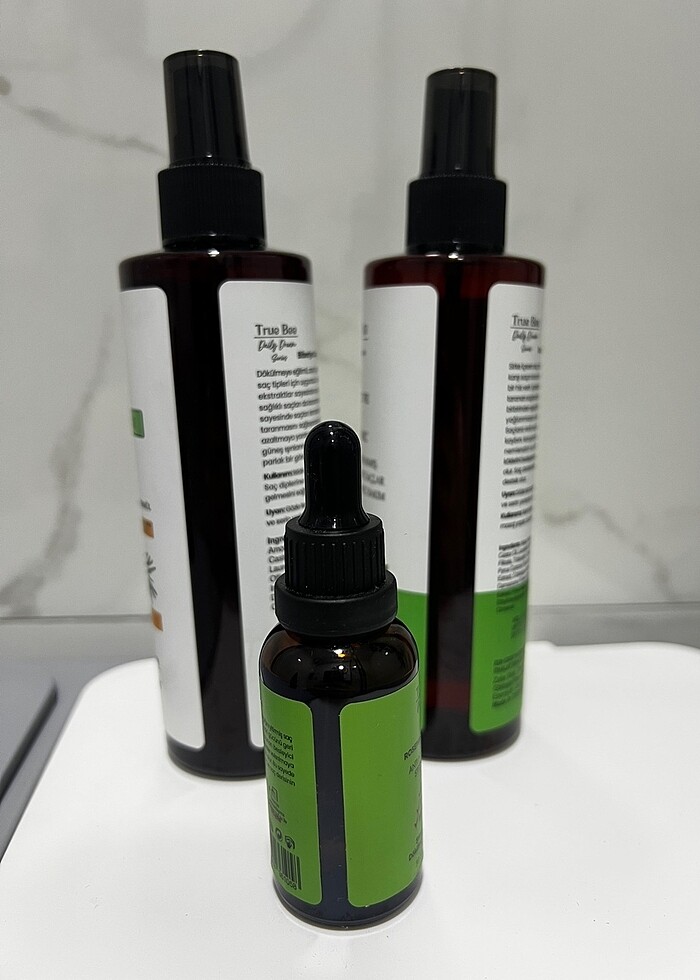 True Bee biberiye bakımı 3lü set (tonik+serum) - Görsel 4